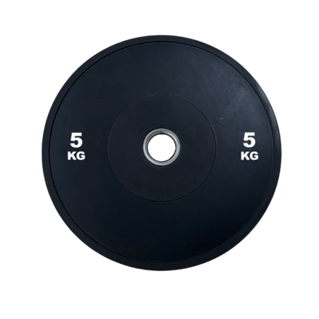 Disco Bumper Negro 5 kg a 25 kg