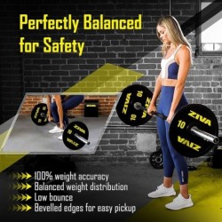 Disco Bumper Negro ZIVA Performance 5-25 kg