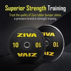 Disco Bumper Negro ZIVA Performance 5-25 kg 2