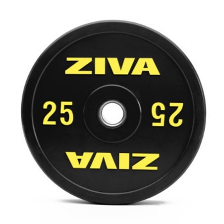 Disco Bumper Negro ZIVA Performance 5-25 kg