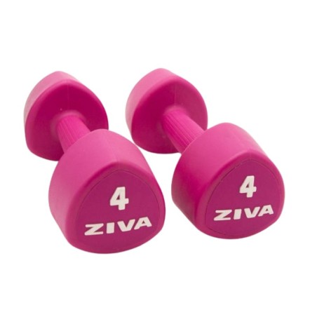 Mancuernas ZIVA CHIC Rosa| Compactas y antideslizantes para casa