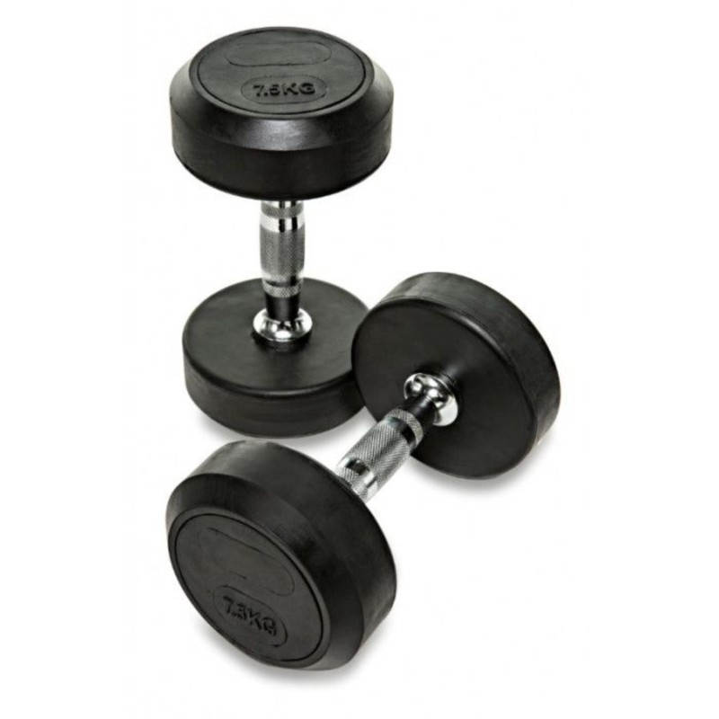 Mancuerna Pro Style Negra 2,5-37,5 kg