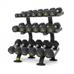 Pack Mancuernas Hexagonales RPU ZIVA con Soporte