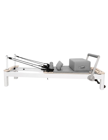 Reformer Pilates Profesional de Aluminio Gris | Fit and Cross
