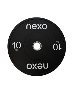 Disco Olímpico Bumper NEXO Negro | Fit and Cross