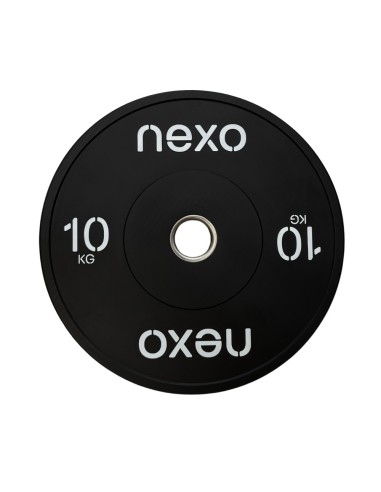Disco Olímpico Bumper NEXO Negro | Fit and Cross