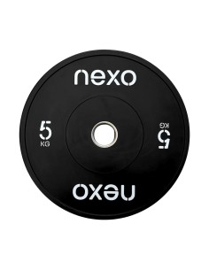Disco Olímpico Bumper NEXO Negro | Fit and Cross 2
