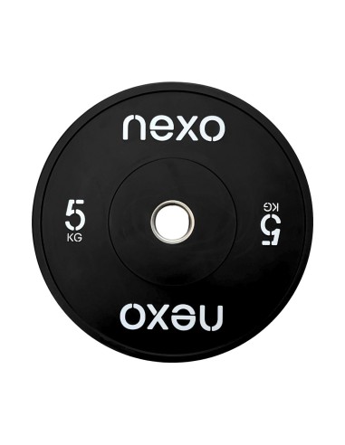 Disco Olímpico Bumper NEXO Negro | Fit and Cross