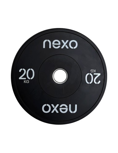 Disco Olímpico Bumper NEXO Negro | Fit and Cross