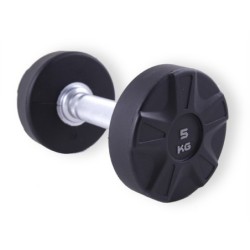 Mancuernas Acabado Premium URETANO Agarre Acero Inox